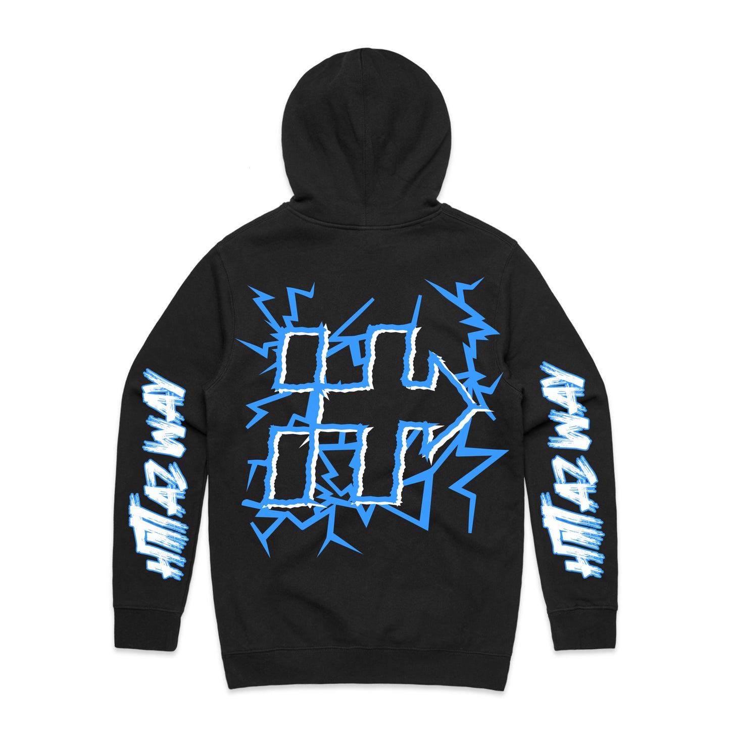 Definition Lighting Hoodie Blue/White