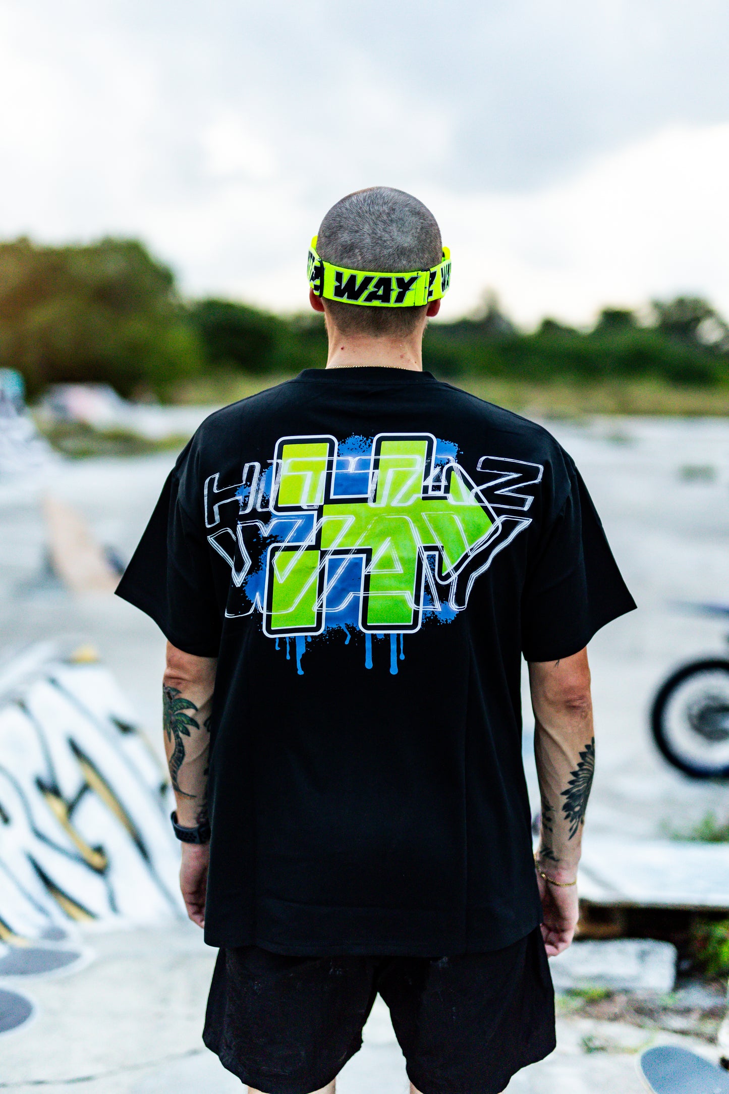 HITTAZ WAY MARATHON T-SHIRT-BLACK