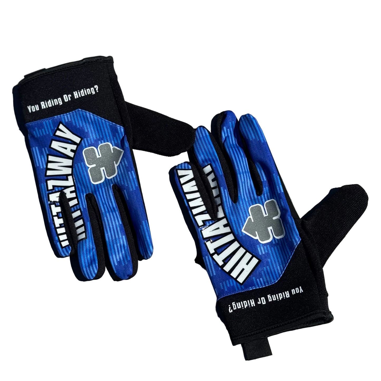 HITTAZ WHEELIE GRIP GLOVES V2 YAMAHA BLUE