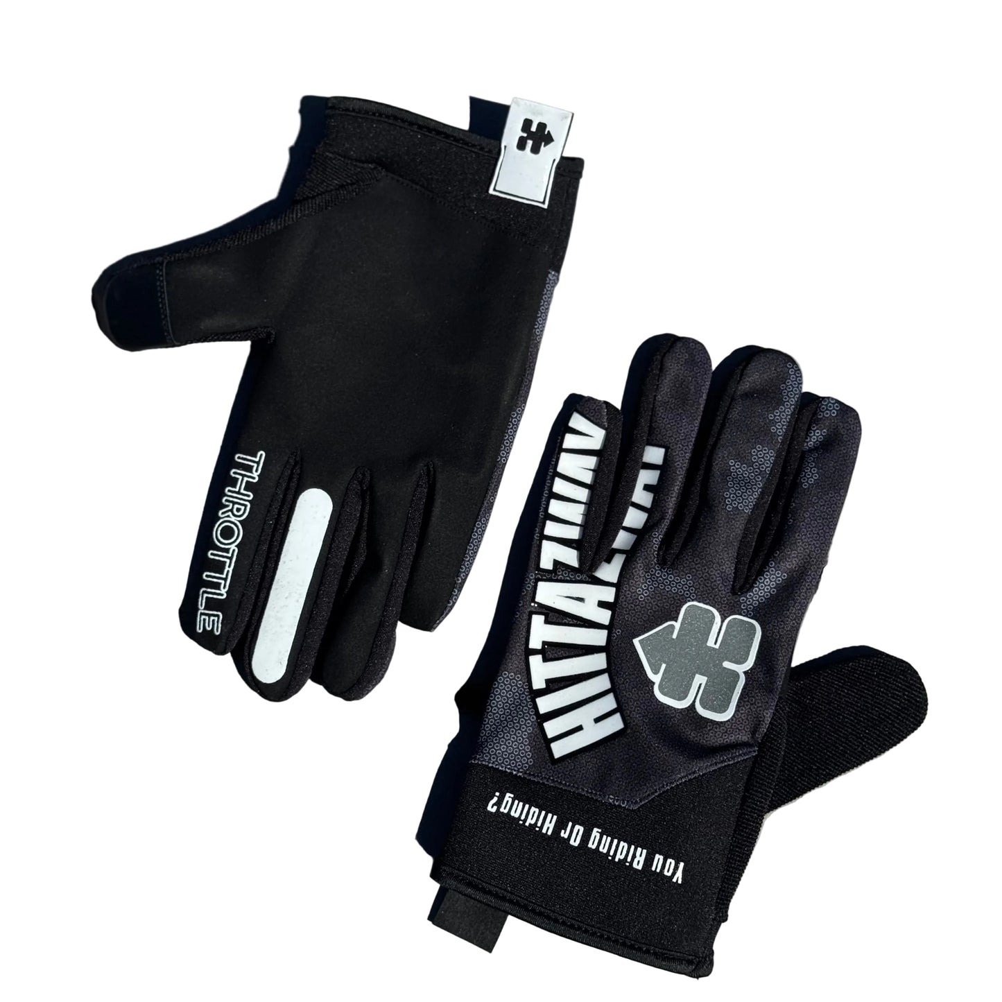 HITTAZ WHEELIE GRIP GLOVES V2 BLACK