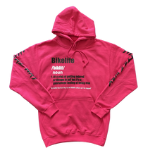 Load image into Gallery viewer, BIKELIFE DEFINITION HOODIE (HOT PINK)